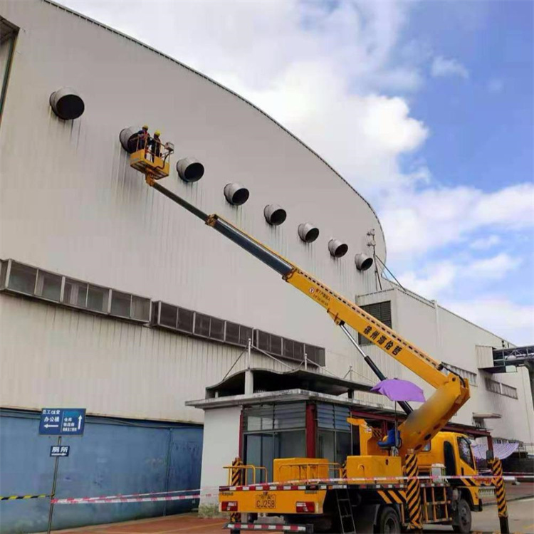 颍上县高空作业车出租服务：专业广告牌安装解决方案